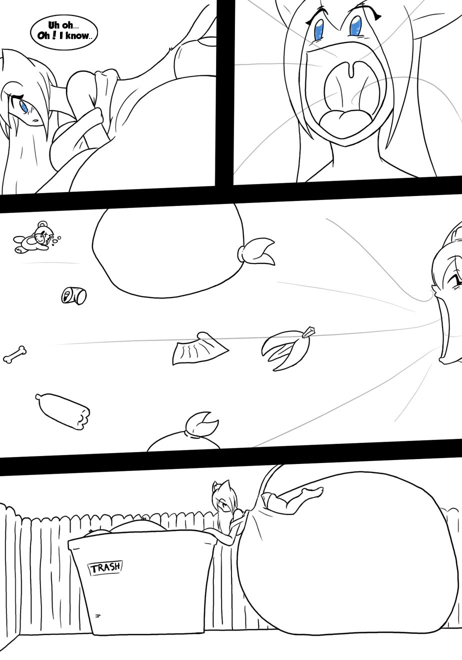 Garbage Eating Catgirl Maid + Taking Out the Trash page 8 full