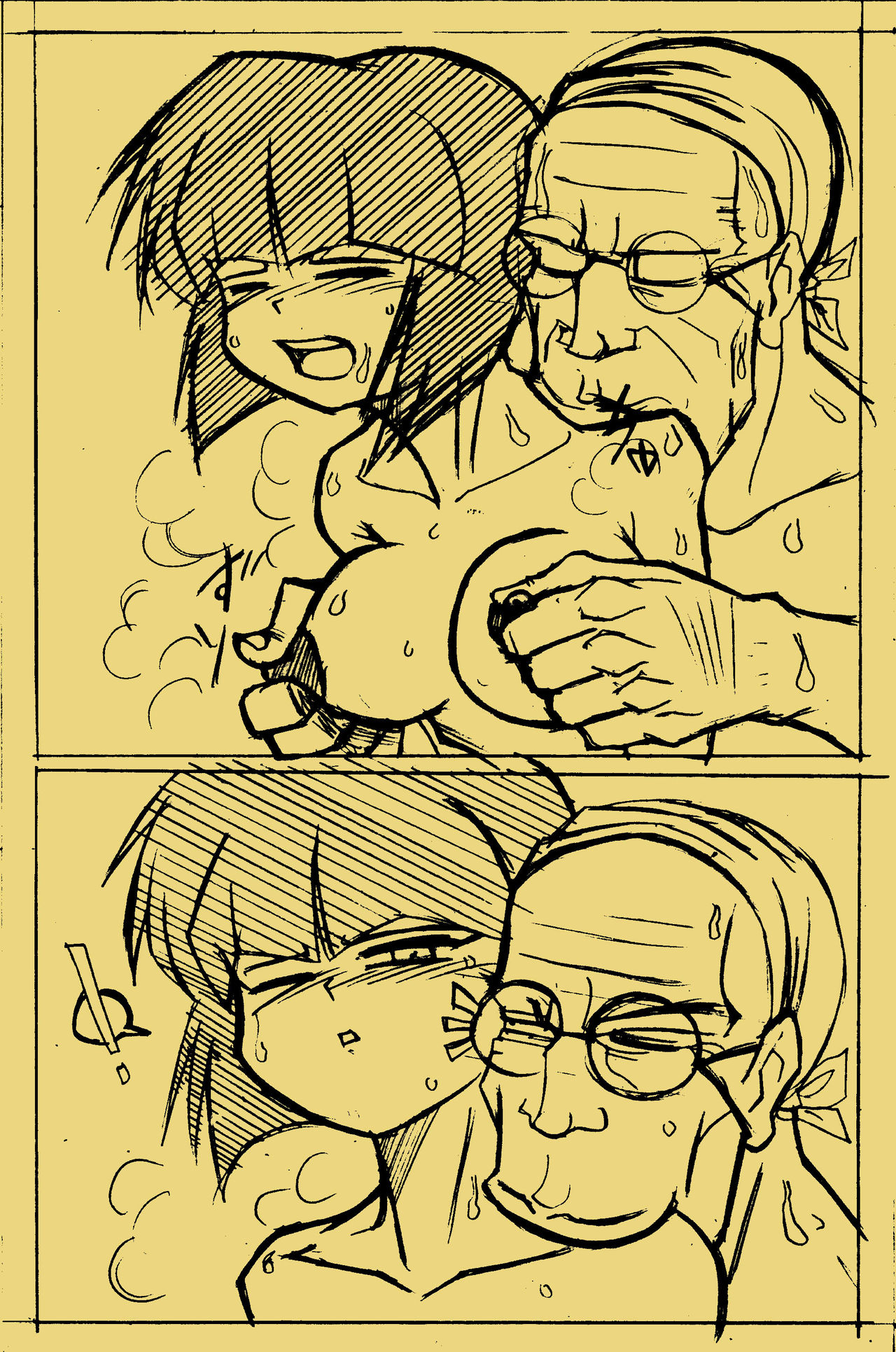 Genma gets some Tender Loving 3 In hiatus. page 5 full