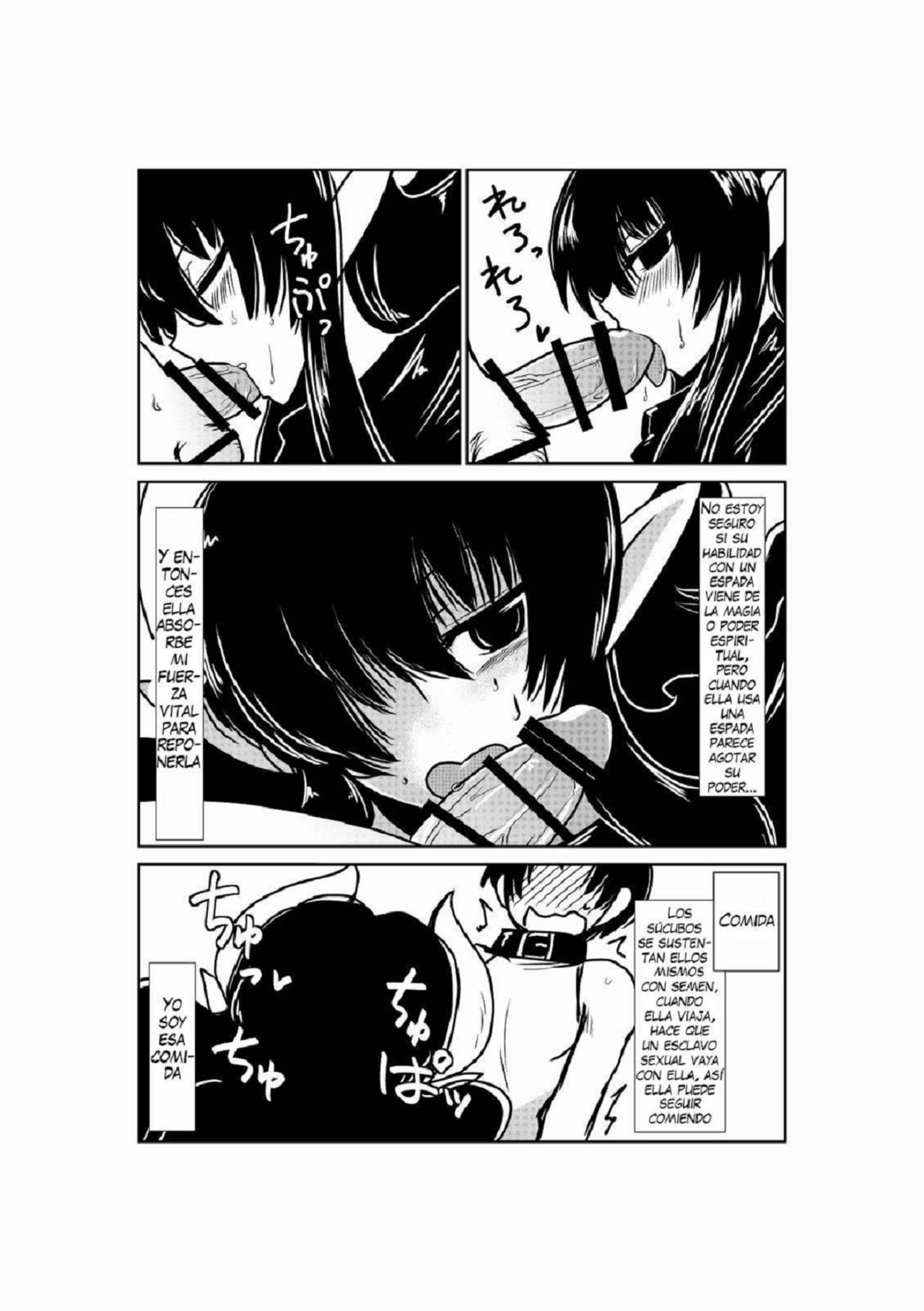 Succubus Kenshi to Obentou. | Lunch with a Succubus Swordswoman page 4 full