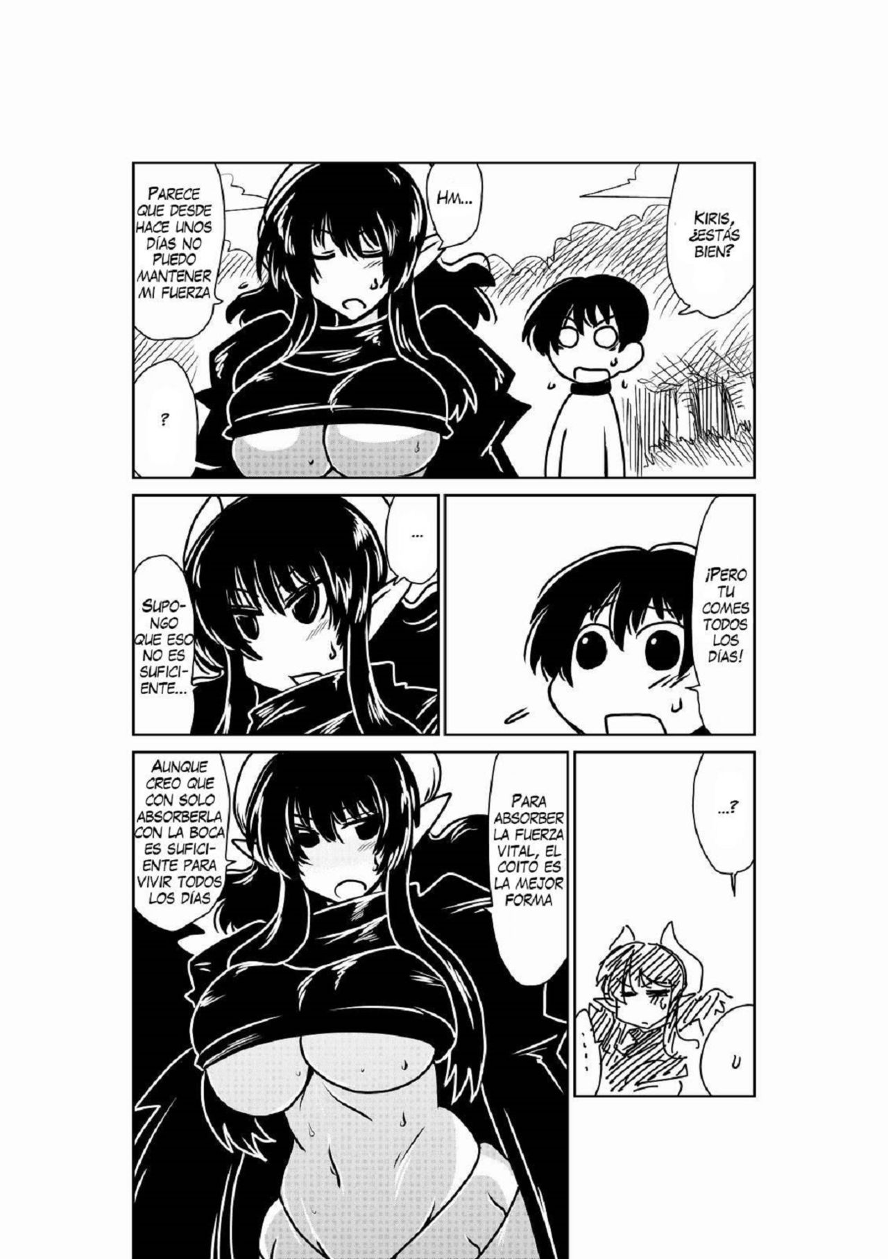 Succubus Kenshi to Obentou. | Lunch with a Succubus Swordswoman page 7 full