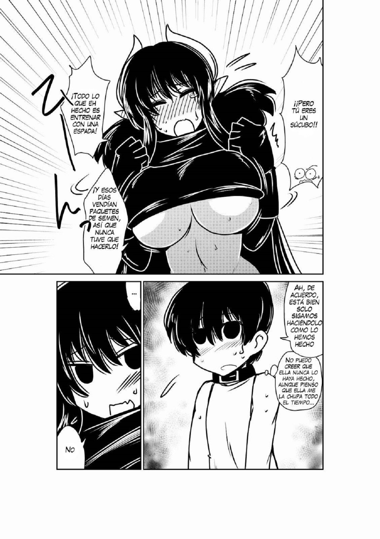 Succubus Kenshi to Obentou. | Lunch with a Succubus Swordswoman page 9 full