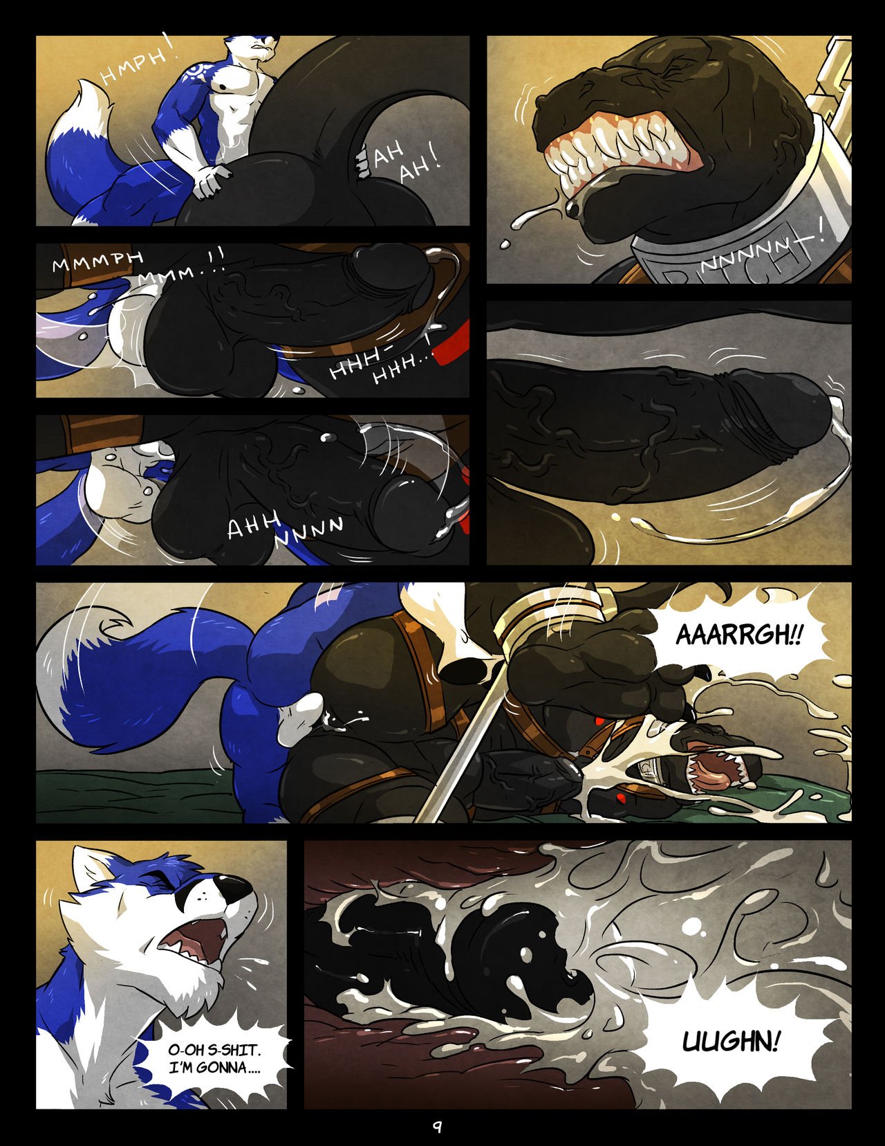 Black and Blue page 9 full