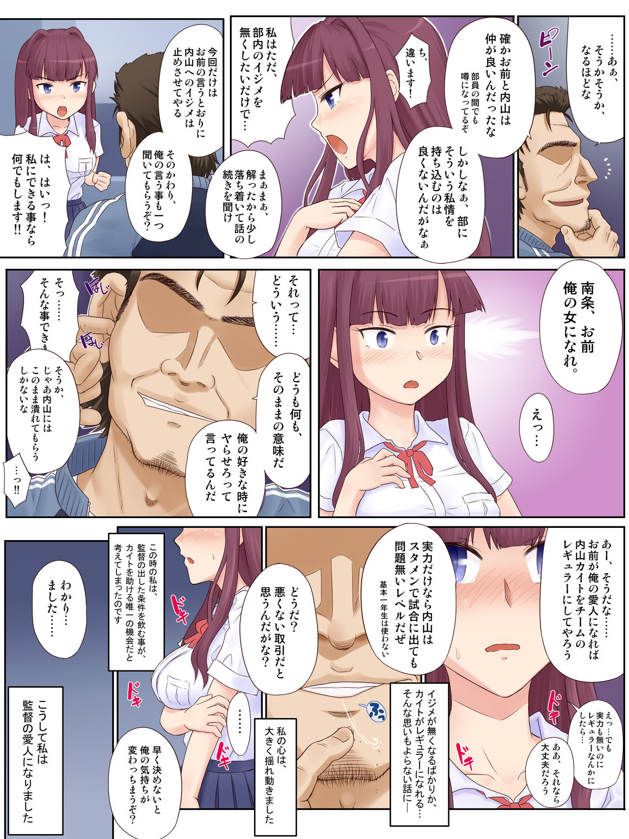 Osananajimi Manager ga, Kedamono Kantoku ni Mainichi Namahame Nakadashi Sareteta Nante!! page 7 full