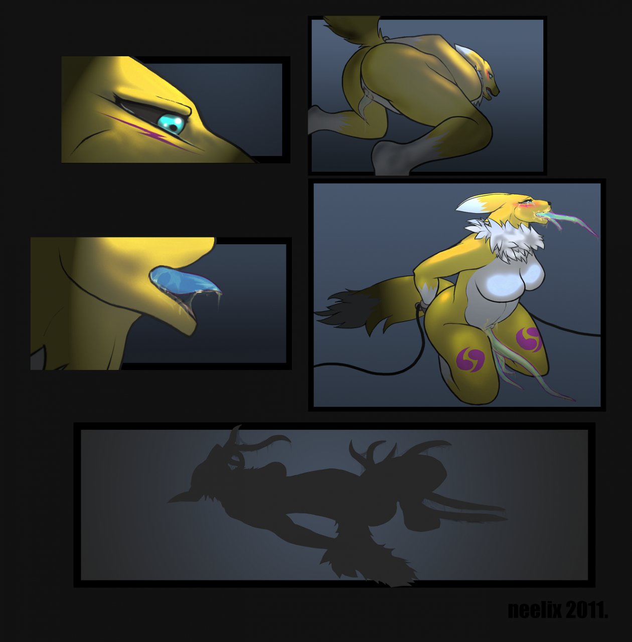 Renamon Art Rant page 3 full