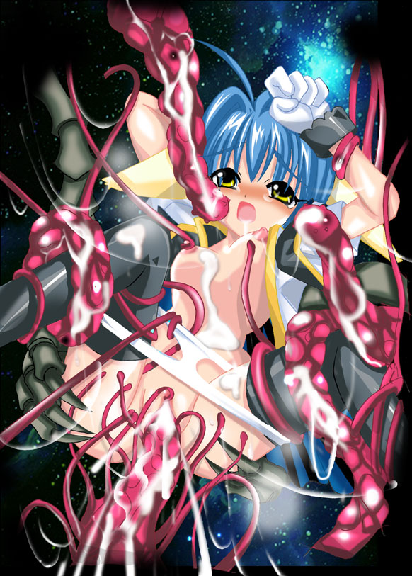 Hanken Chara Shokushu Ryoujoku CG Shuu No. 001!! Galaxy Angel Mint-chan HaaHaa CG Shuu page 9 full