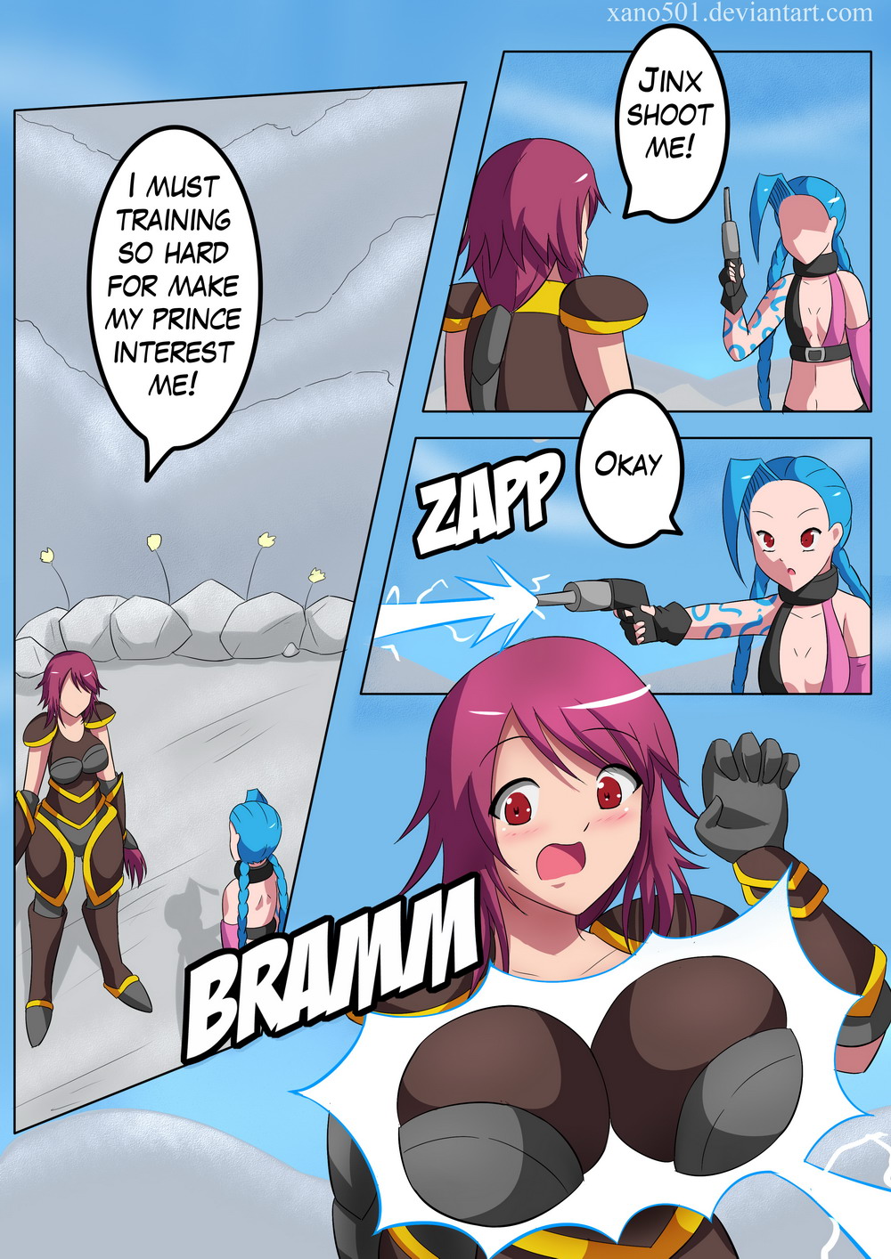 Shyvana and Boob Gun page 1 full