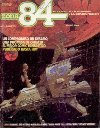 ZONA 84 Nº1 español cover