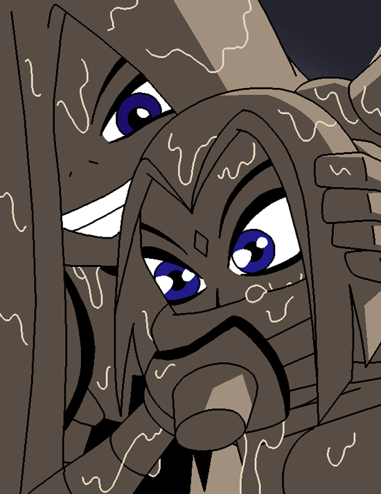 Raven and Terra Mud Fight page 7 full