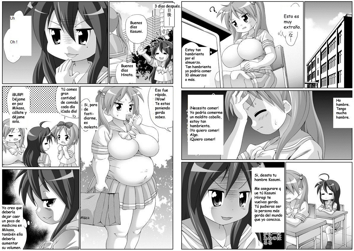 Tetsujinex Lucky Star parody doujin page 2 full