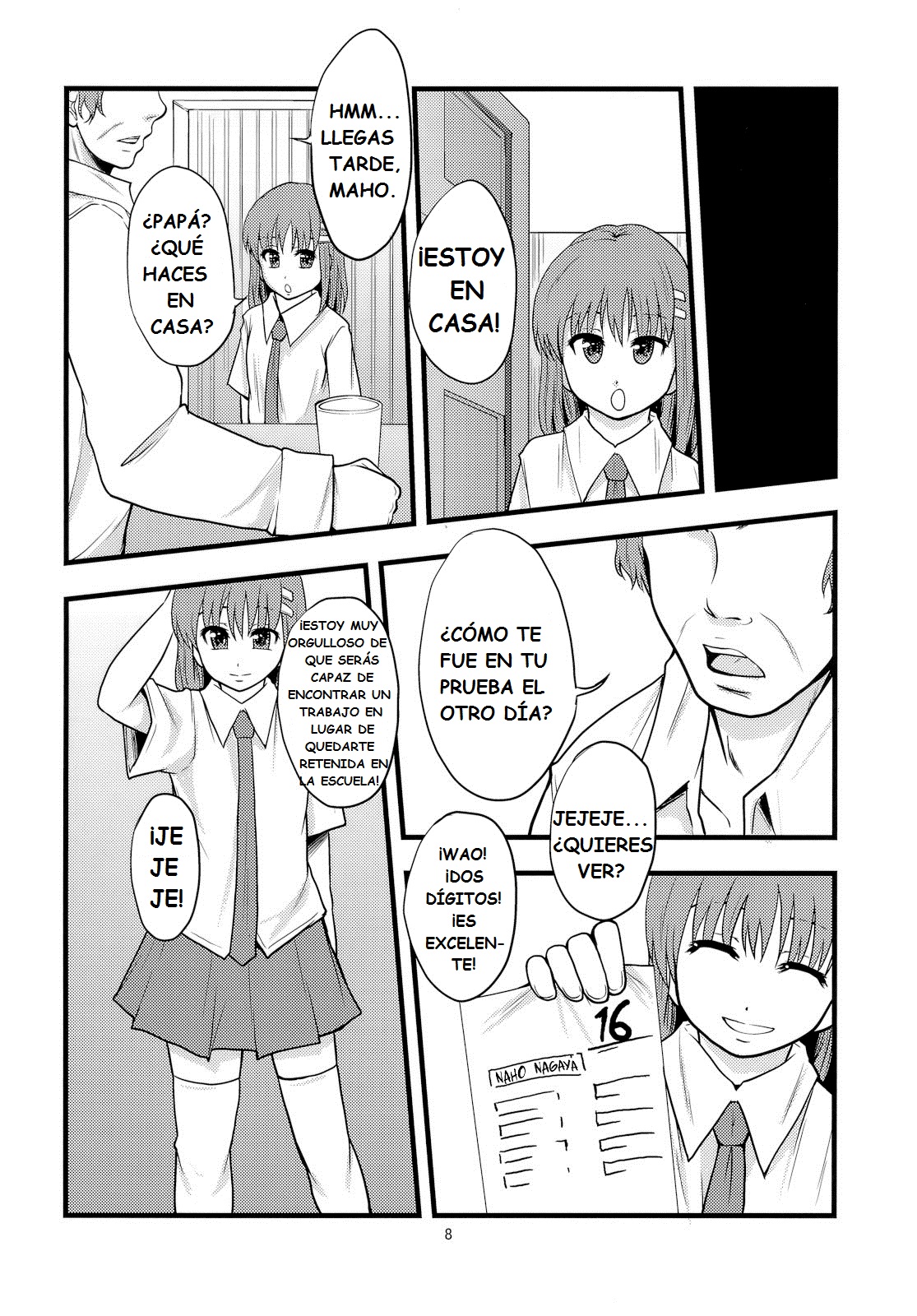 Ganbare Onaho-chan! | ¡Buena suerte, pequeña señorita Pene-Funda! page 7 full