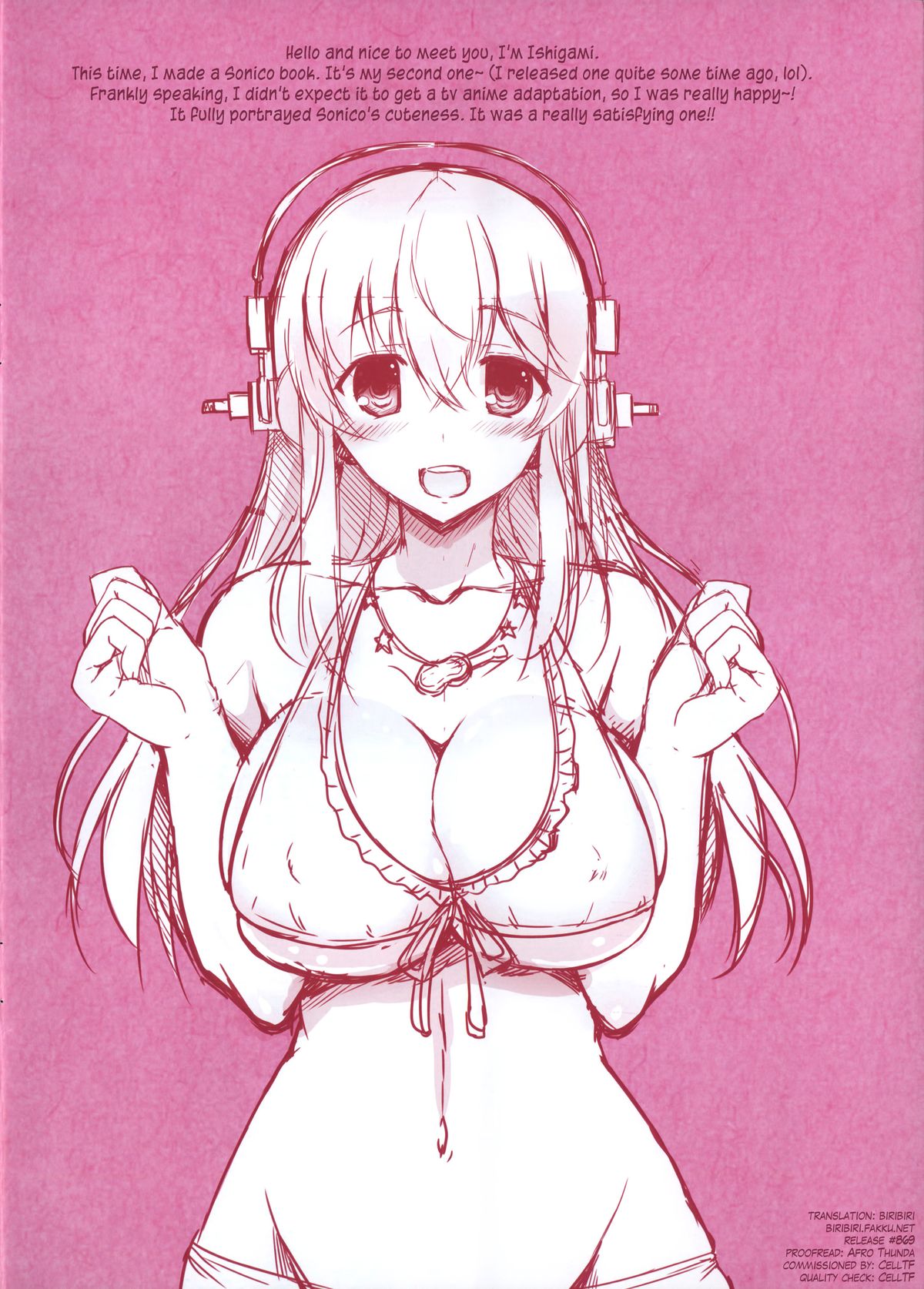 Sonico To Ecchi na Tokkun | Lewd Training with Sonico page 2 full