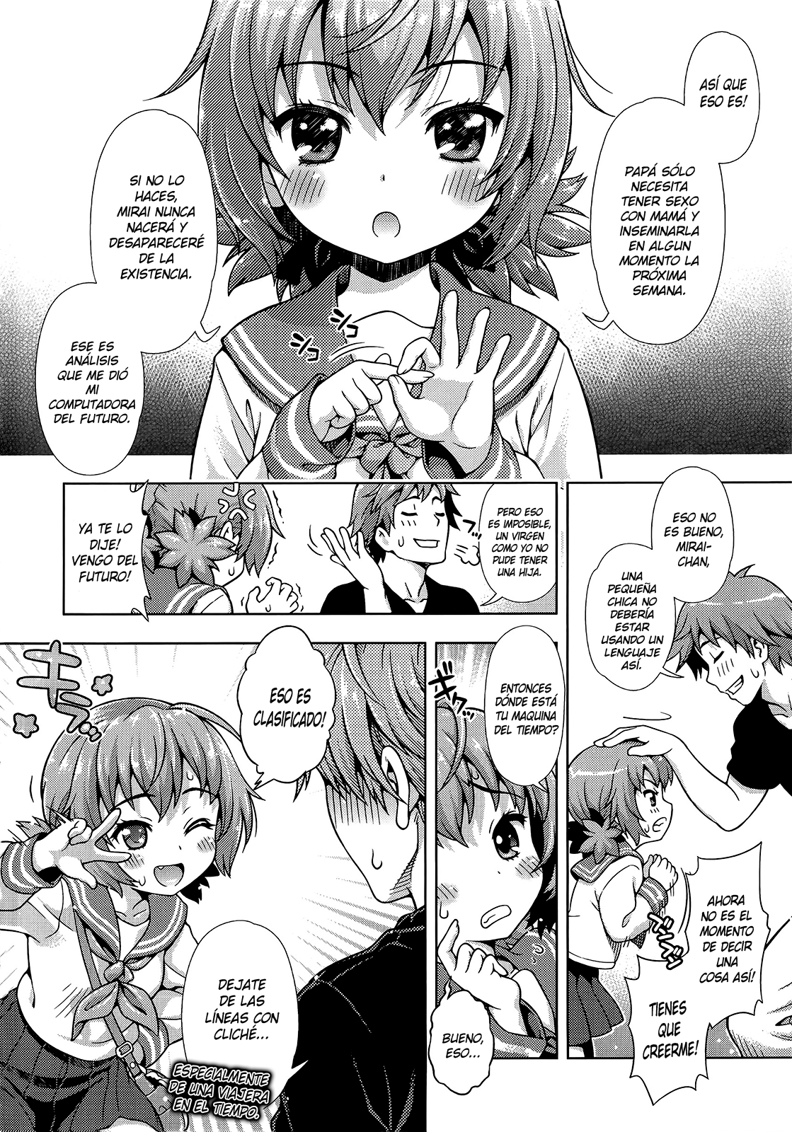 Mirai Kara Kimashita! Zenpen | La Paradoja de Mirai Ch. 1 page 4 full