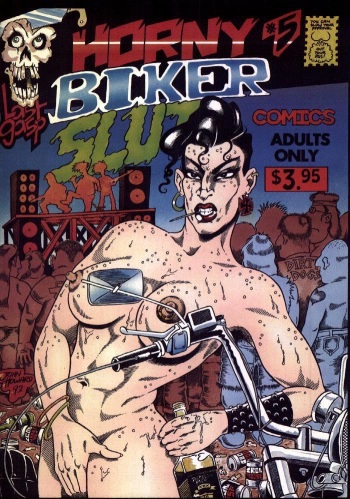 Horny Biker Slut #5 cover
