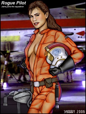 Shabby Blue: Jaina Solo cover