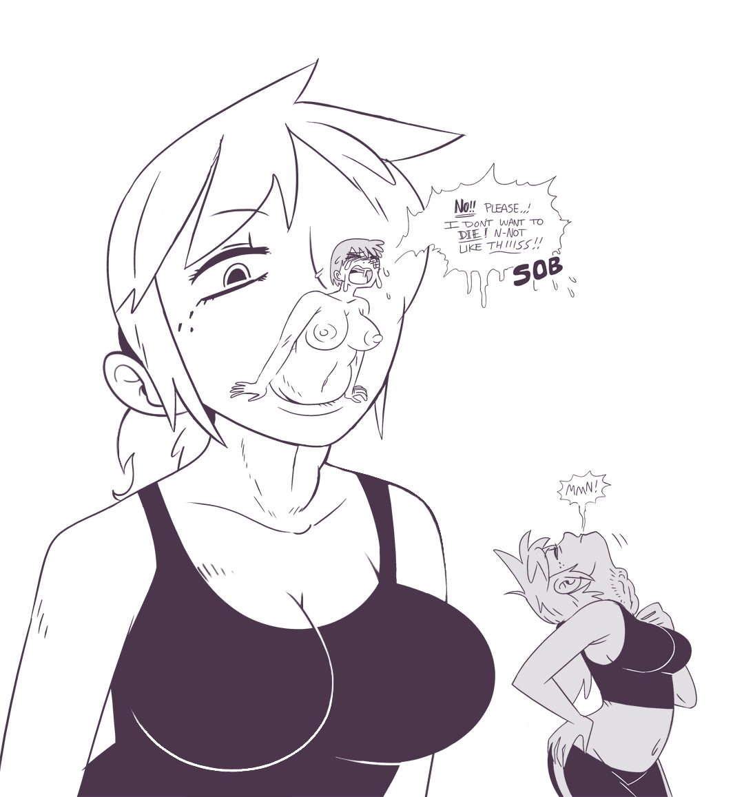 Giantess Vore Sequence page 1 full