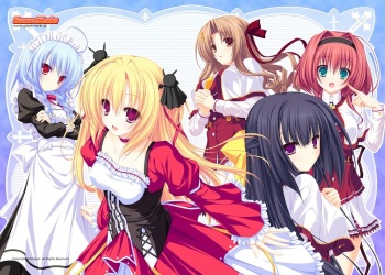 Lunaris Filia ～ Kiss to Keiyaku to Shinku no Hitomi ～ character set cover