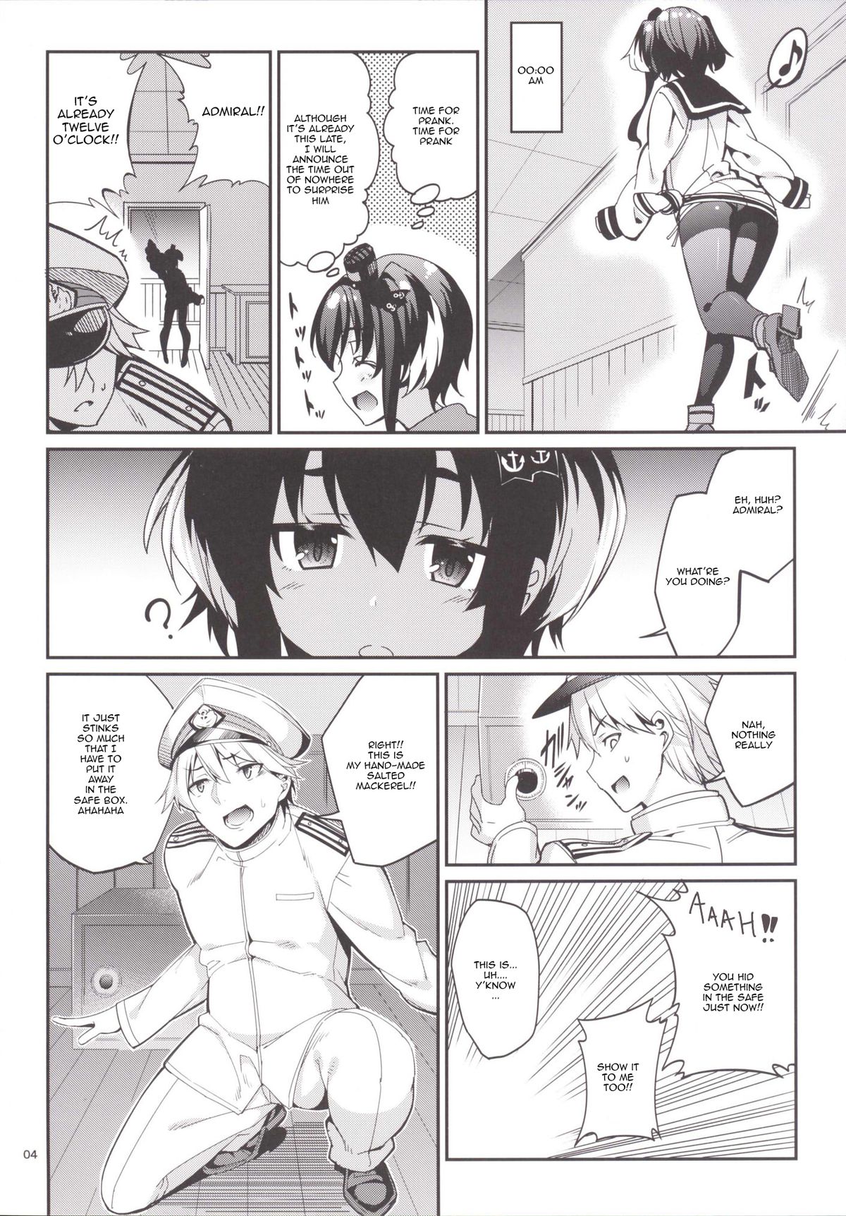 Shire! Mayonaka ni Nani Shitenno? | Admiral! What're You Doing in The Middle of Night? page 3 full
