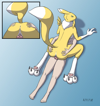 Renamon Seduces Her Tamer cover