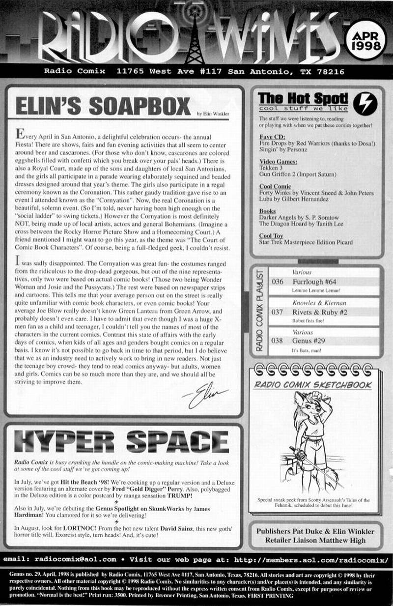 Genus #29 page 2 full