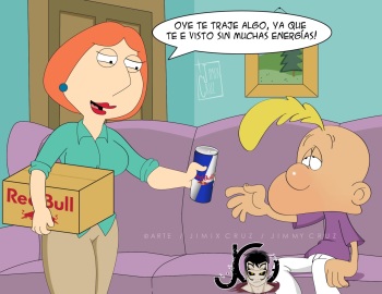 - Titeuf Y Lois Griffin Red Bull Te Da Ganas cover