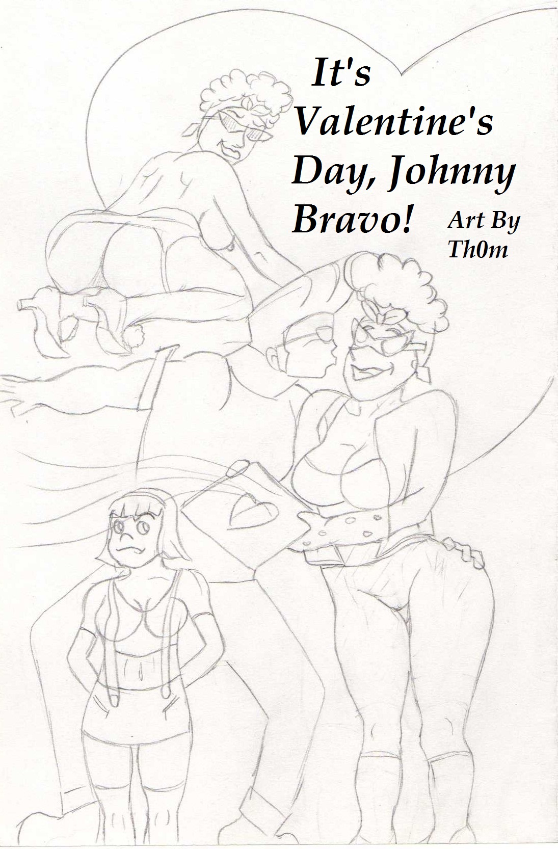 It's Valentine's Day, Johnny Bravo!  Ongoing page 1 full