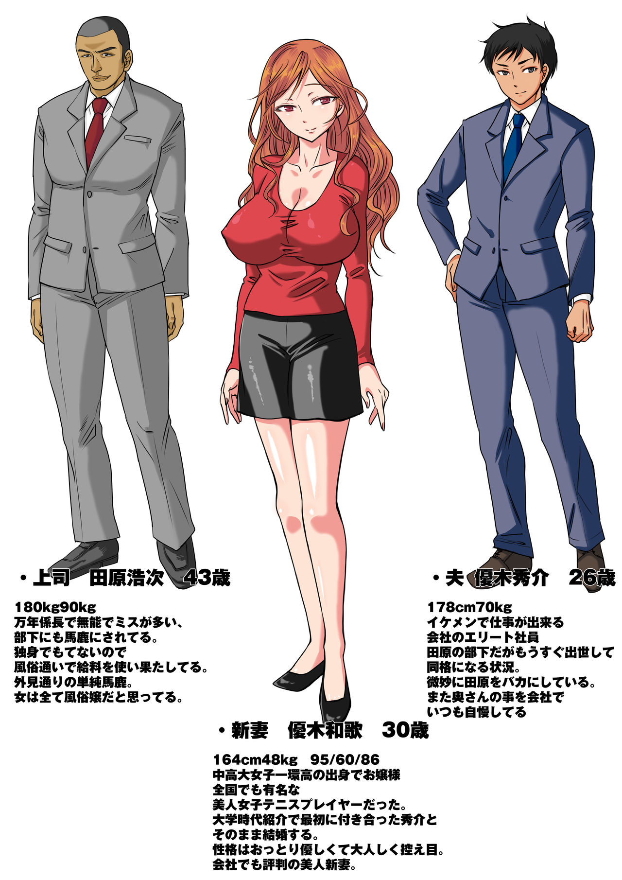 Mukatsuku Buka he no Shikaeshi ni Itoshii Seiso na Bijin Kyonyuu Niiduma wo Damashite Mainichi Omanko Choukyou! ~Mou Waka Omanko Ikisugite Baka ni Narimasuu~ page 2 full