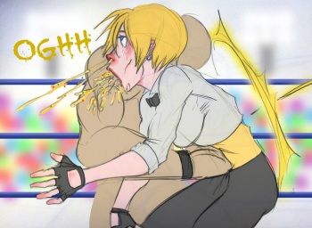 Fighter girl Ryona cover