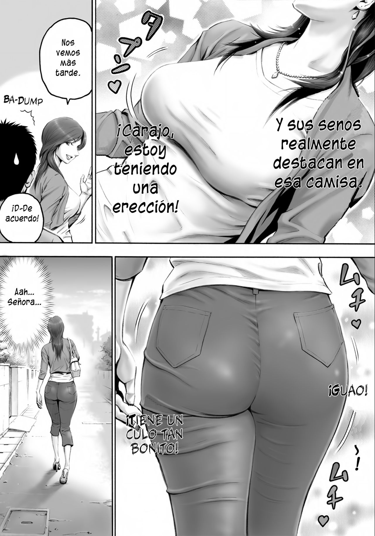 Akogare no Kinjo no Obasan ni Nengan no Tanetsuke | La Señora que Vive Calle Abajo me Pidió que la Embarazara  =P666HF= page 3 full