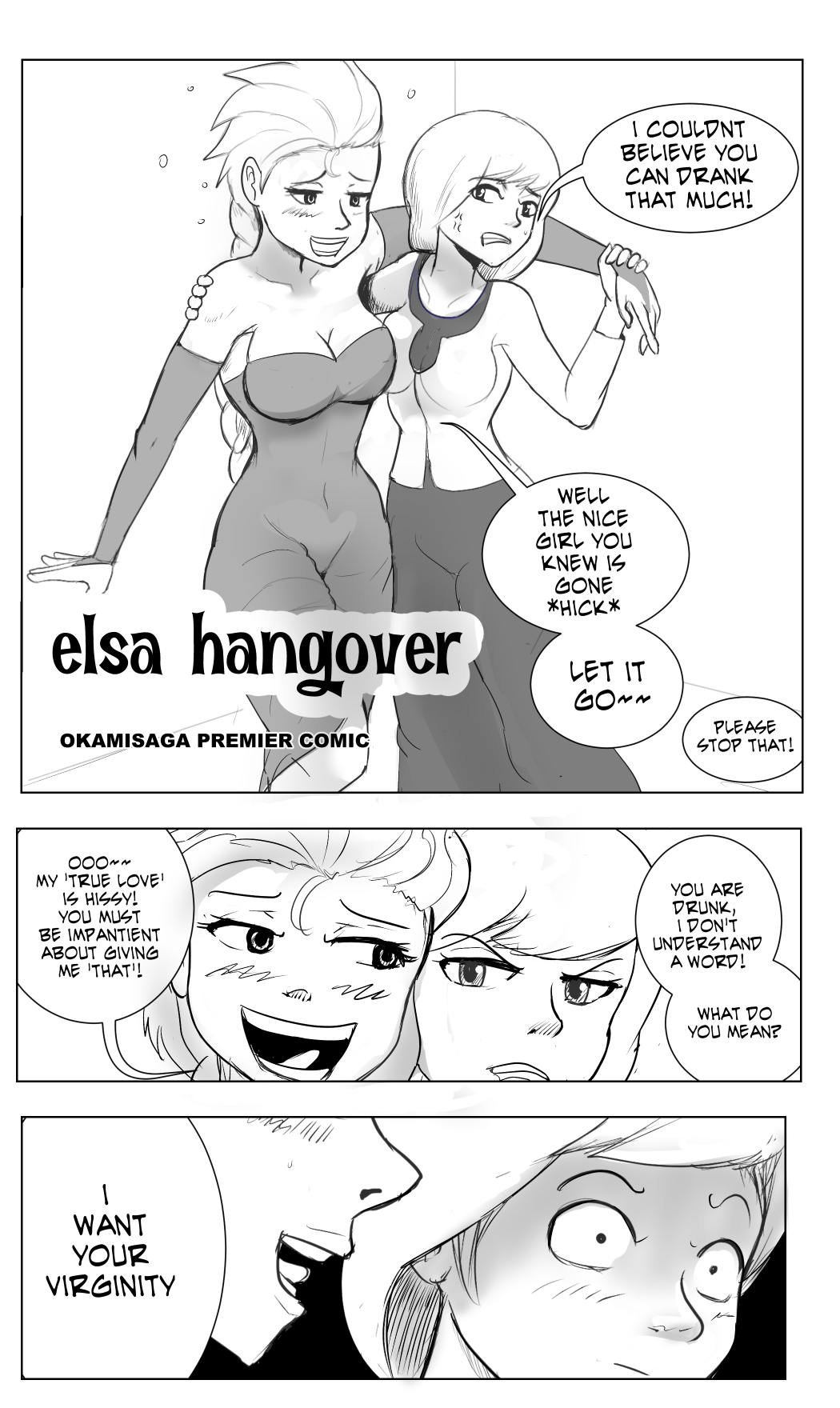 Elsa Hangover page 1 full
