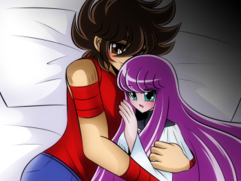 Seiya x Saori - Hoshiya tanjō no urahen desu. cover