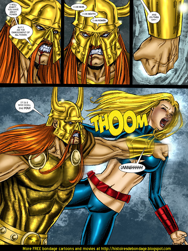 9 Superheroines vs Warlord  Ch.3 page 8 full