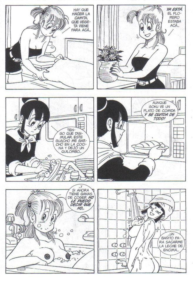 Goku Vegeta Chichi y Bulma follando page 7 full