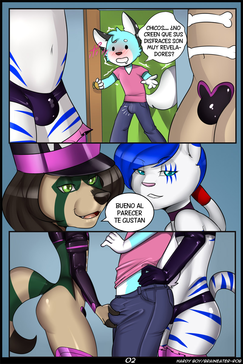 The Halloween Party page 2 full