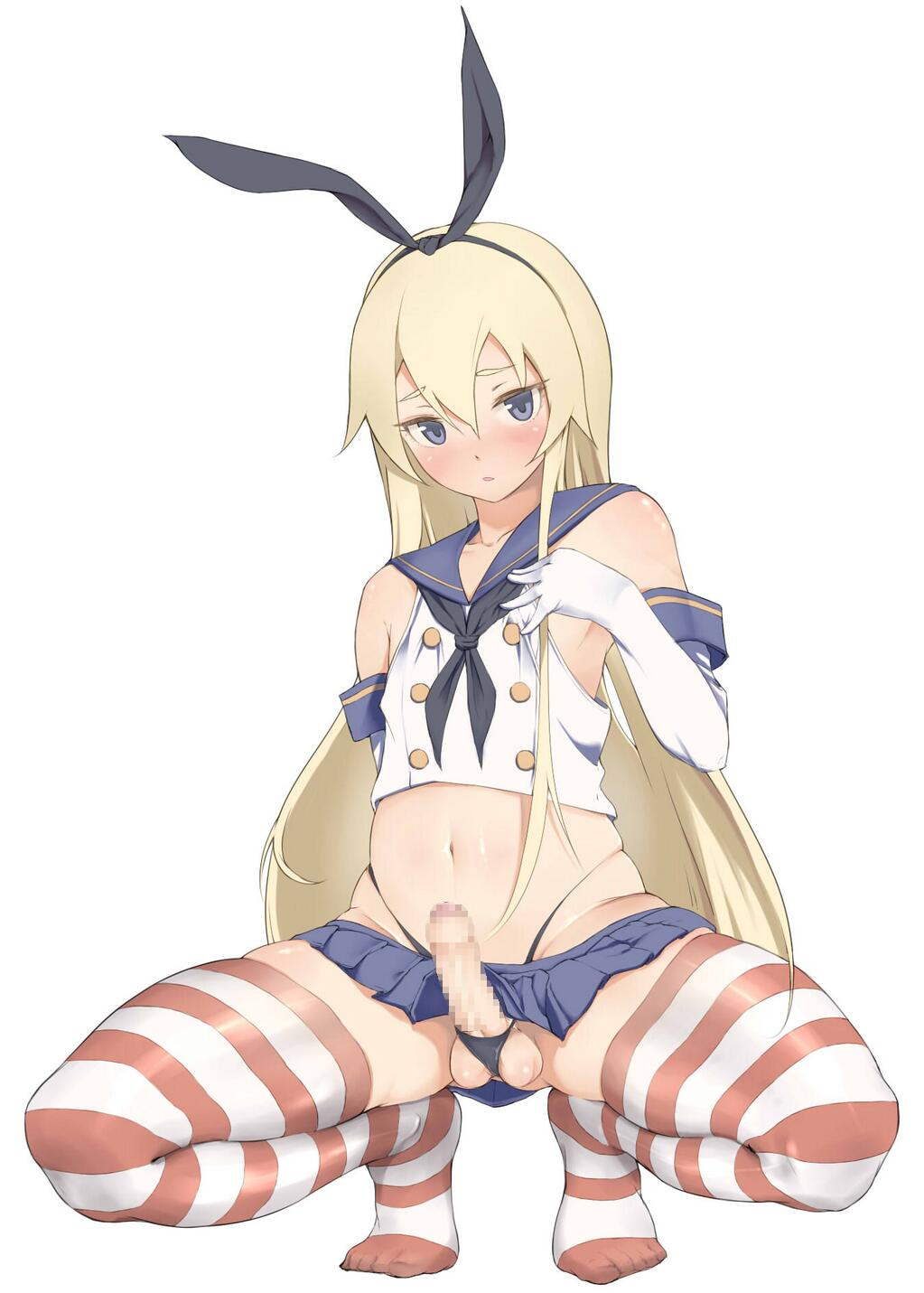Shimakaze Crossdress/Trap/島風くん - Kantai Collection page 9 full