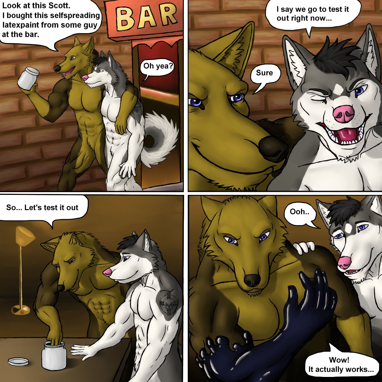 Merging Comic page 1 full