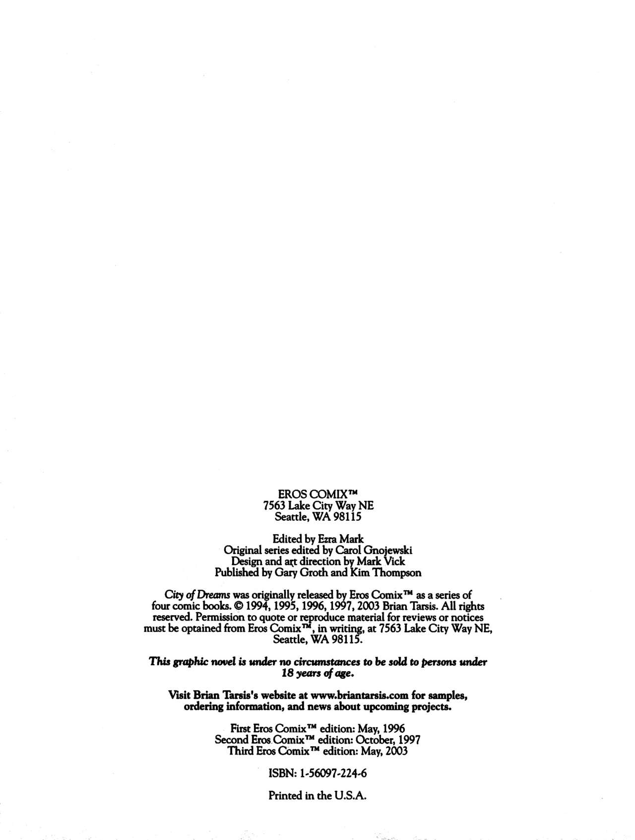 City of Dreams Classic Edition page 5 full