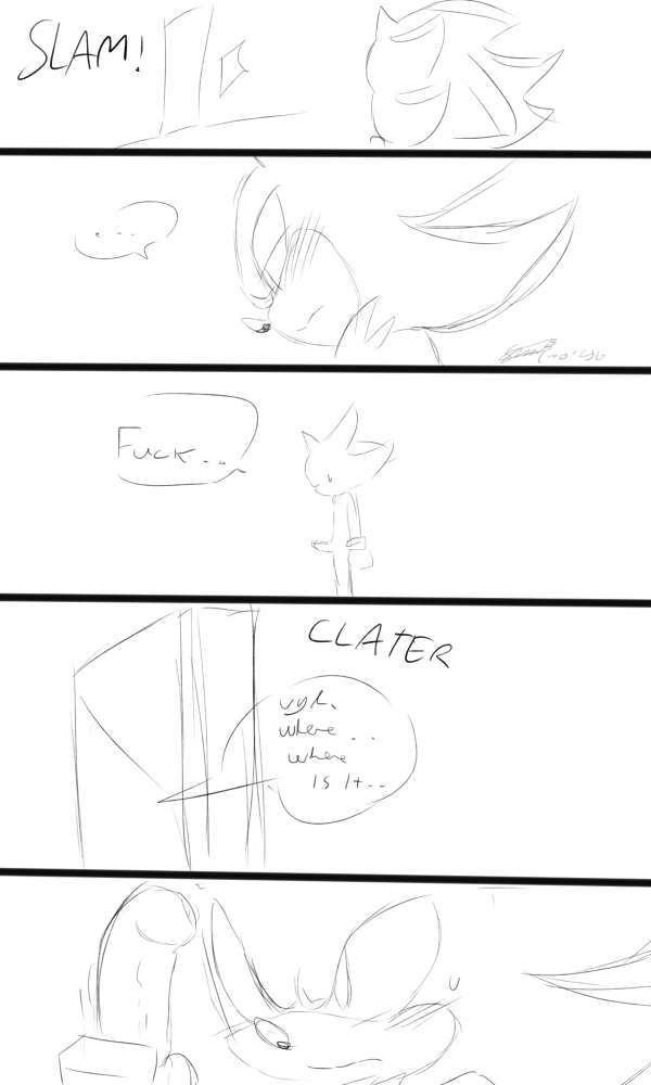 Sketchy Sonadow Comic page 6 full