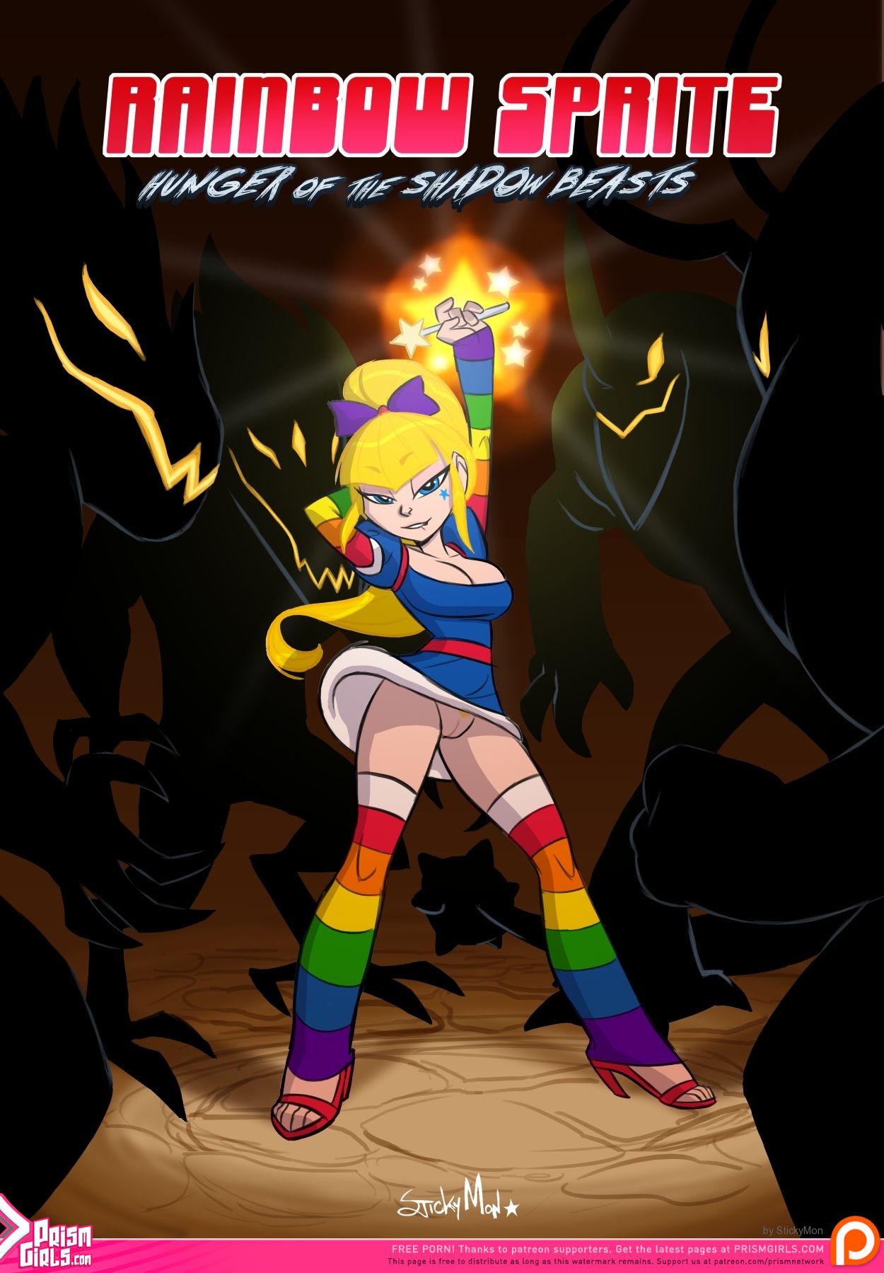 Rainbow Sprite: Hunger of the Shadow Beasts page 1 full