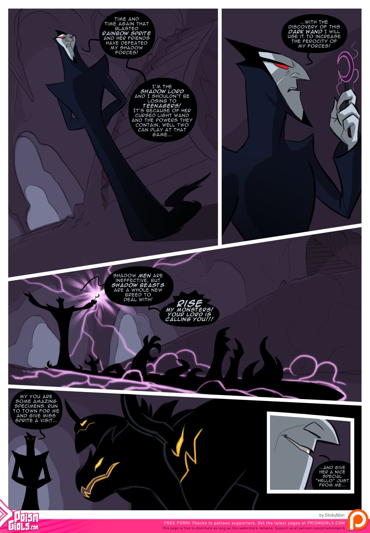 Rainbow Sprite: Hunger of the Shadow Beasts page 2 full