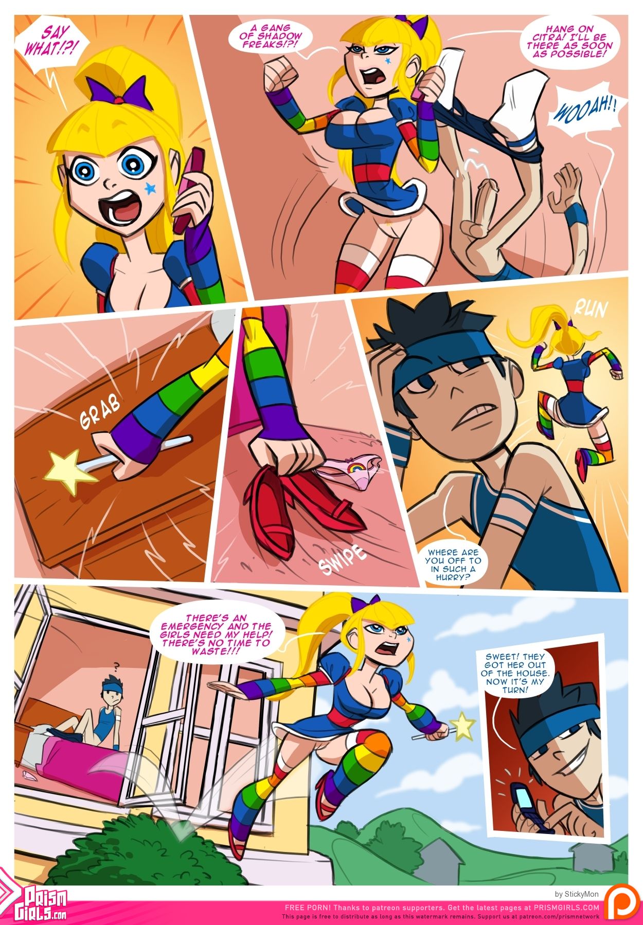 Rainbow Sprite: Hunger of the Shadow Beasts page 6 full