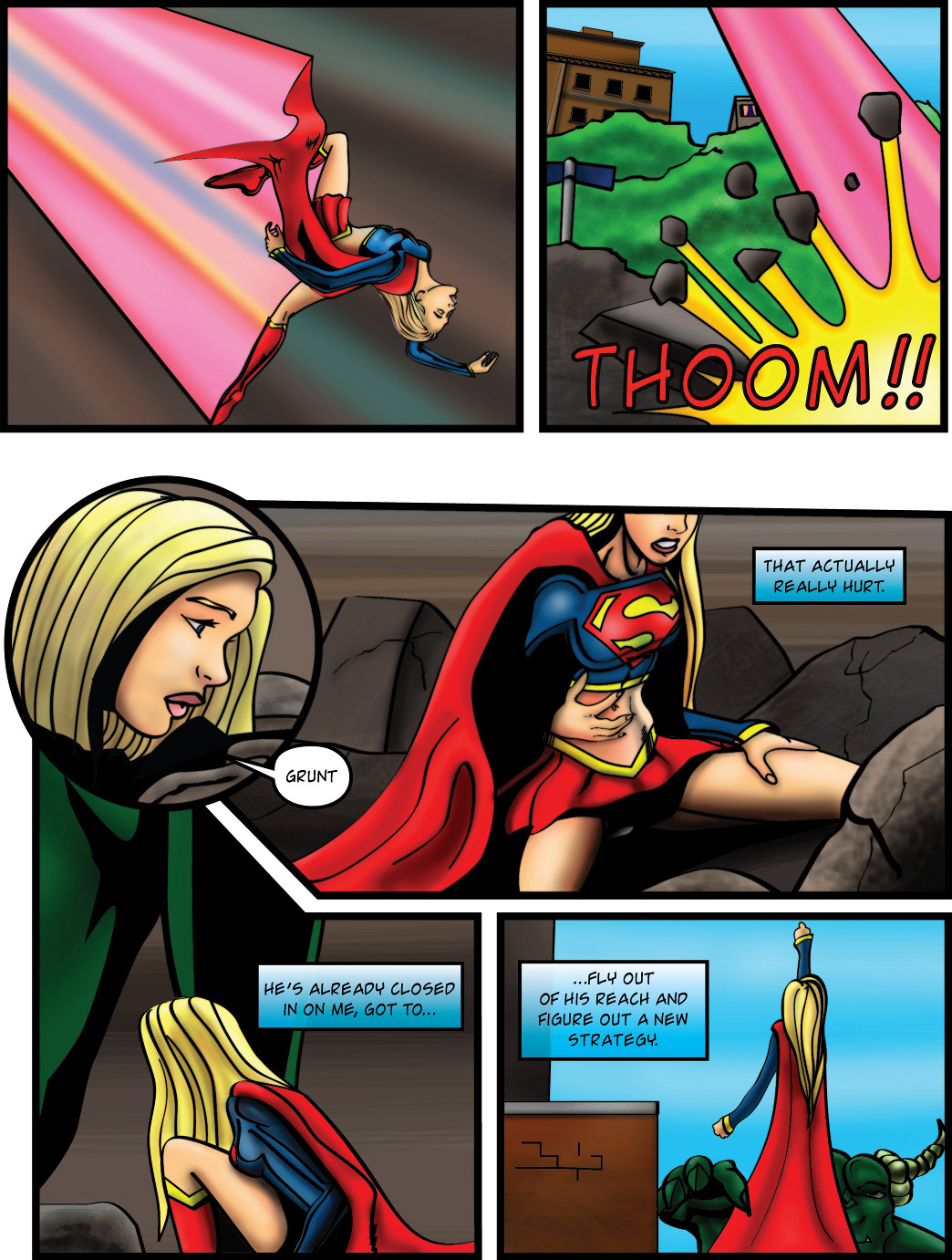 Supergirl: Demonic Bloodsport Pt1 page 9 full