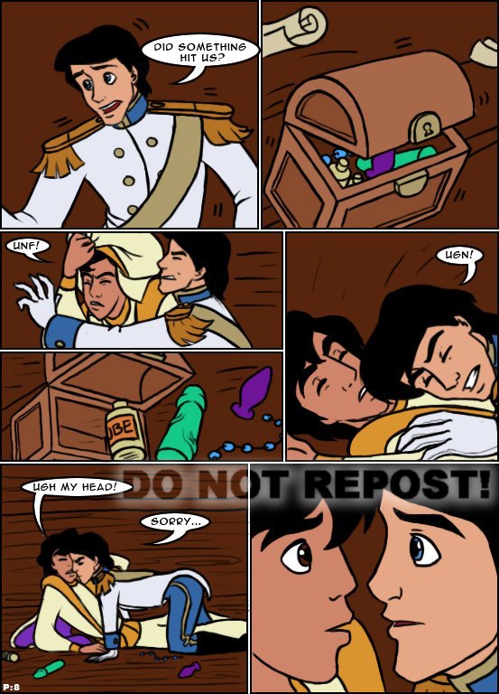 Aladdin and Prince Eric Get Together page 4 full