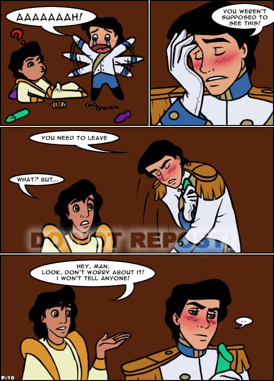 Aladdin and Prince Eric Get Together page 6 full