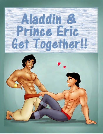 Aladdin and Prince Eric Get Together cover