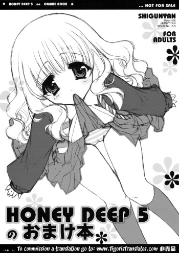 HONEY DEEP 5 no Omake Hon cover