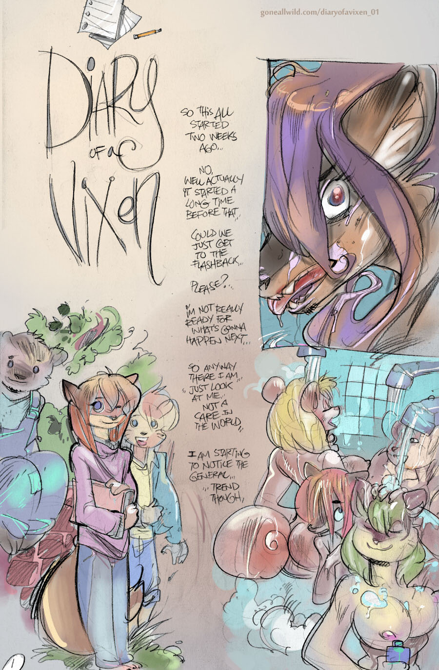 Diary of a Vixen + part two page 1 full