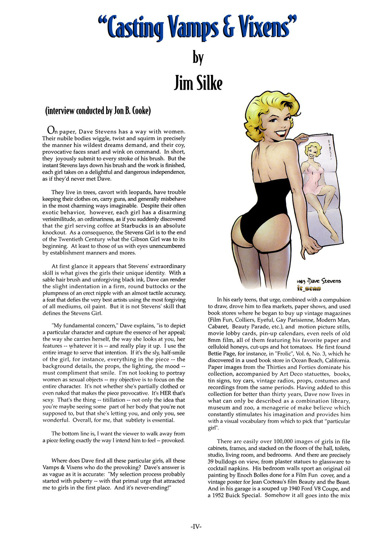 Vamps &amp; Vixens - The Seductive Art of Dave Stevens page 6 full