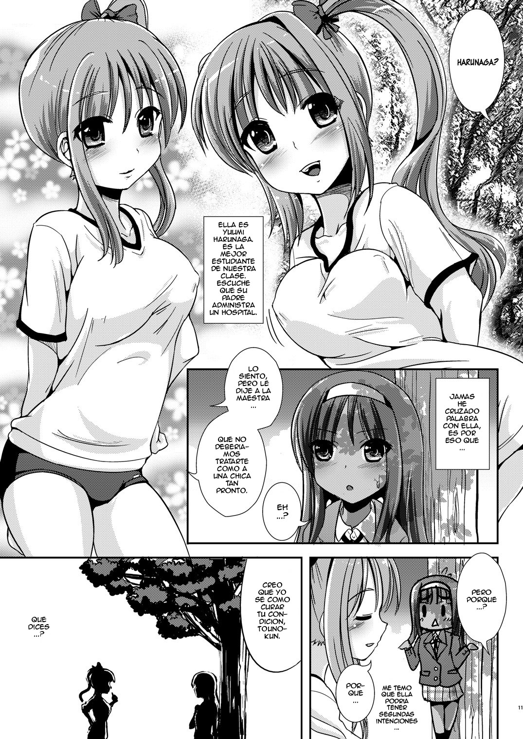 Asa Onna na Ore to Futanarikko Ojousama Zenpen page 10 full