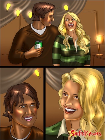 sinful comics - Blonde Ambition cover
