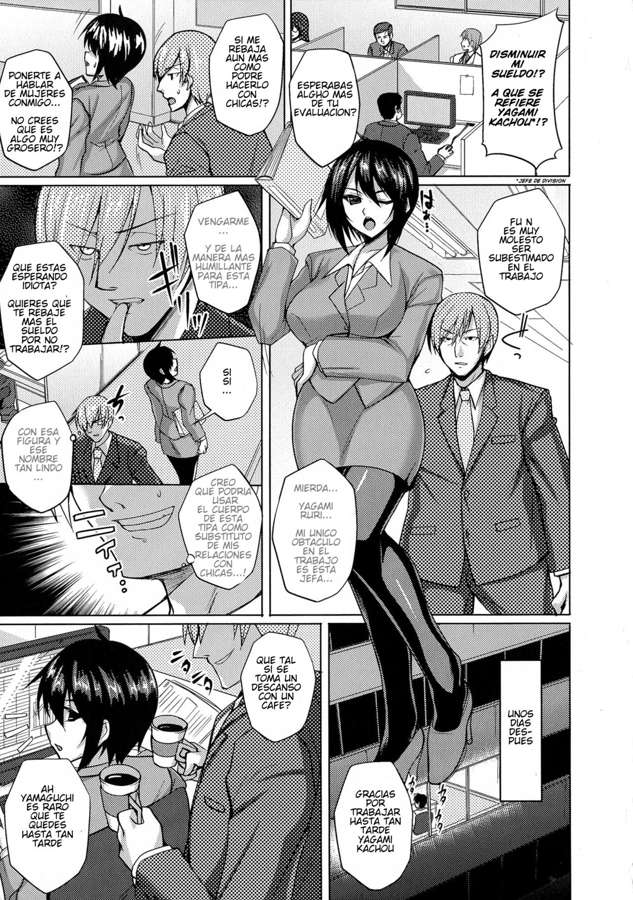 Konikui Tsunkawa Joushi wo Fukushuu Ninkatsu! ~Kotobuki-taisha made Nakadashi Tanezuke Choukyou~ | Vengarse de la pequeña y odiosa jefa embarazandola page 1 full